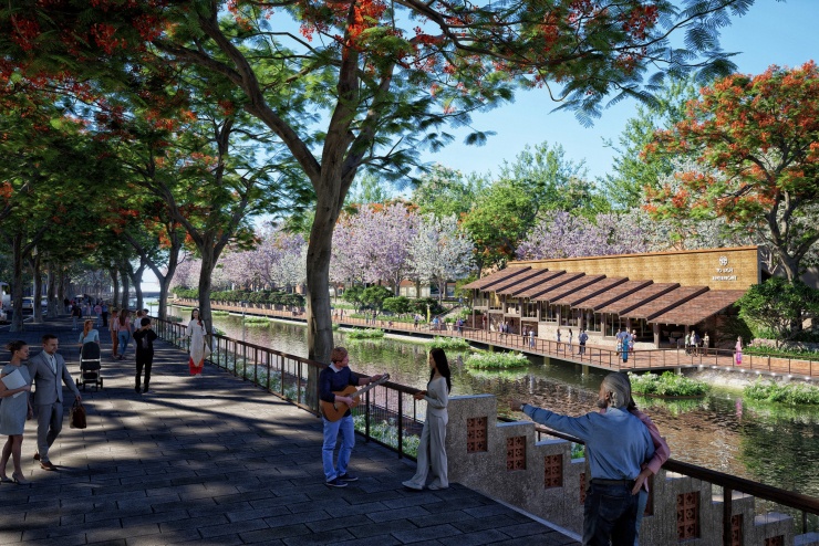 Dự kiến diện mạo tương lai công viên dọc sông Tô Lịch - 15