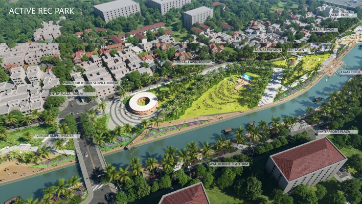 Dự kiến diện mạo tương lai công viên dọc sông Tô Lịch - 22