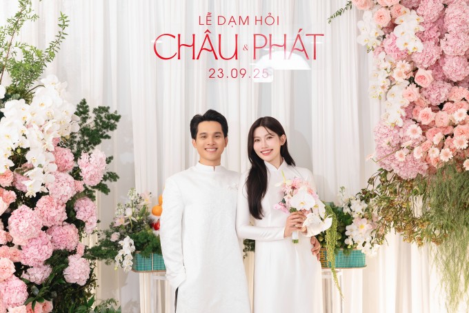 Quỳnh Châu và chồng chính thức về chung một nhà. Ảnh. NVCC