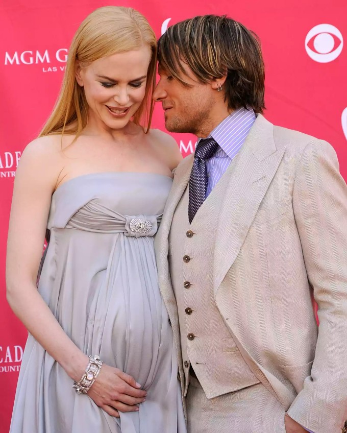 Nicole Kidman khi mang thai con gái Sunday.