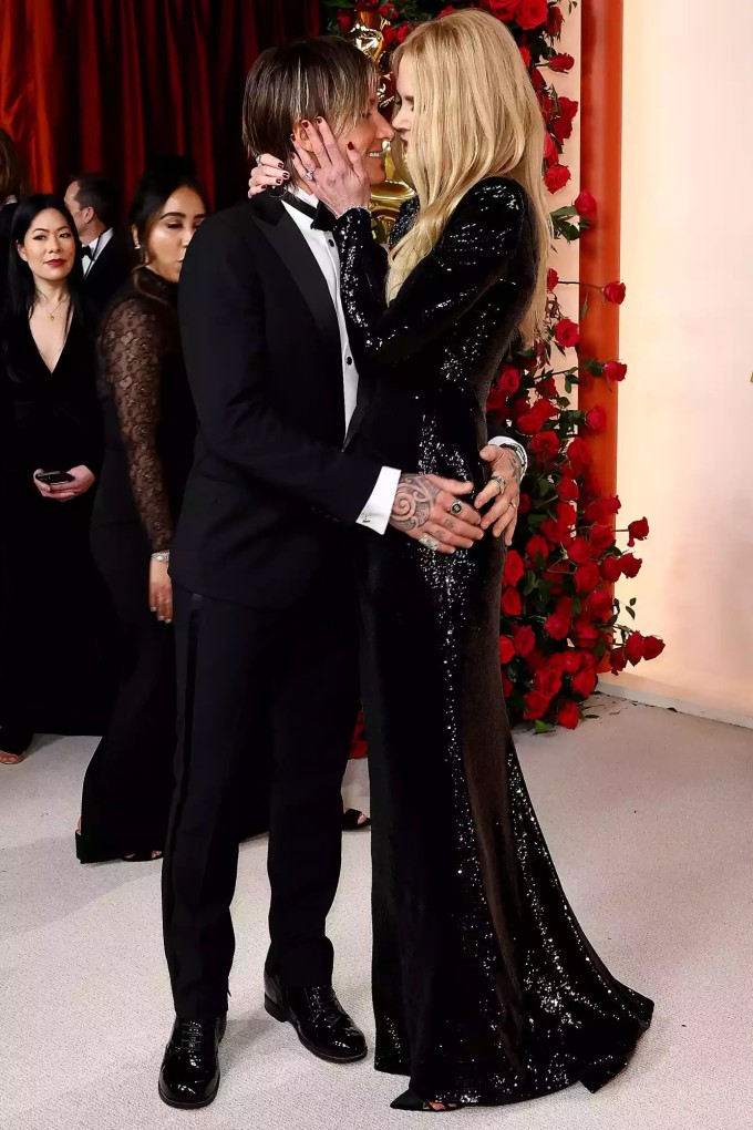 Cặp sao tại lễ trao giải Oscar 2023.