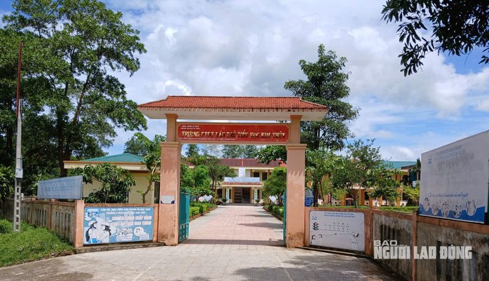 Trường PTDT bán trú Tiểu học Kim Thủy - nơi bà Đỗ Thị Hồng Huế công tác