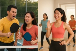 Thể thao - Lùm xùm vợ chồng xích mích vì chơi pickleball: Sân đấu hóa chiến trường tình cảm