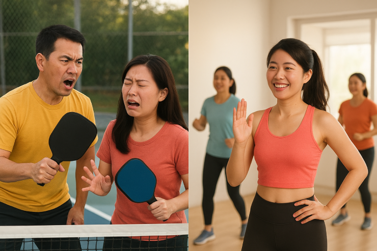 Lùm xùm vợ chồng xích mích vì chơi pickleball: Sân đấu hóa chiến trường tình cảm - 1