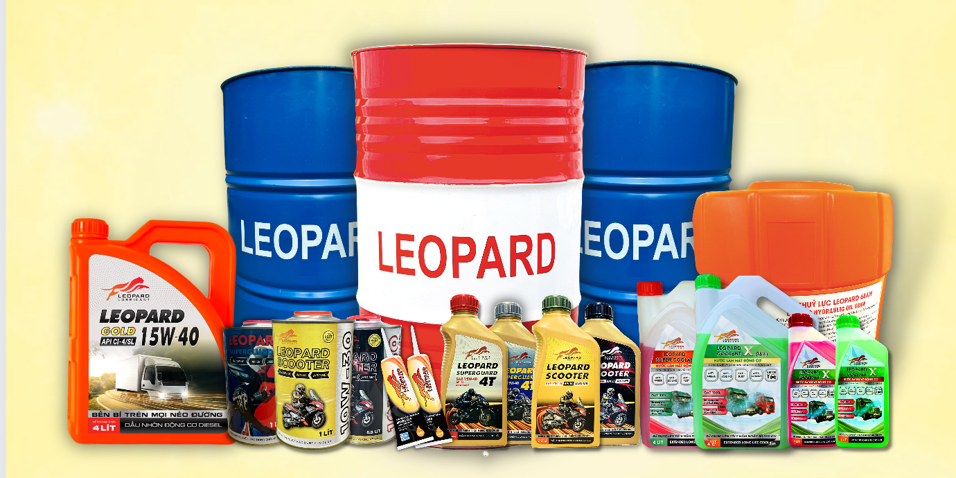 Sản phẩm dầu nhớt Leopard cho xe ô tô