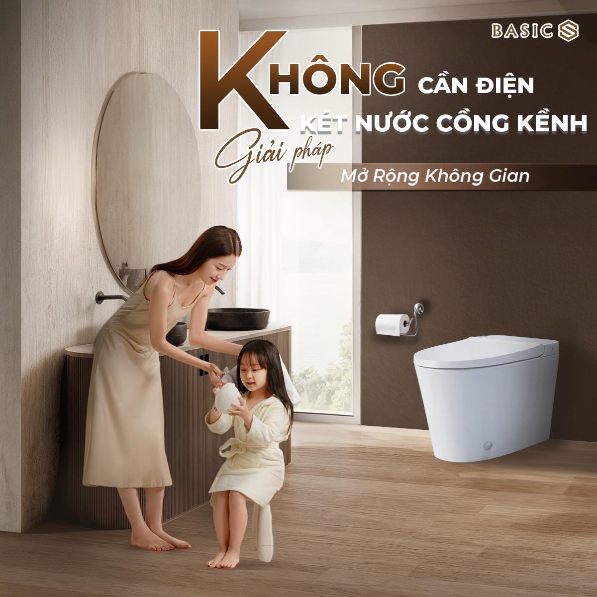 NEO JET – Bồn cầu chăm sóc công nghệ không điện, không két nước, tối ưu không gian sống - 1