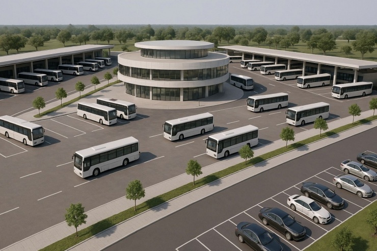 Hiện trạng thi công bến xe khách hiện đại nhất Việt Nam - 17