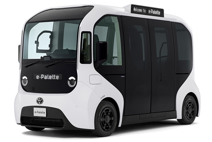 Toyota bắt đầu bán E-Palette: Chiếc mini-bus có thể thành quán cà phê, rạp phim di động - 1