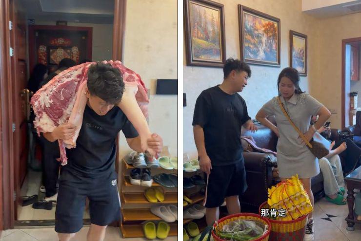 Heo phải mua một lần nửa con thì mới đủ cho đàn cháu ăn.