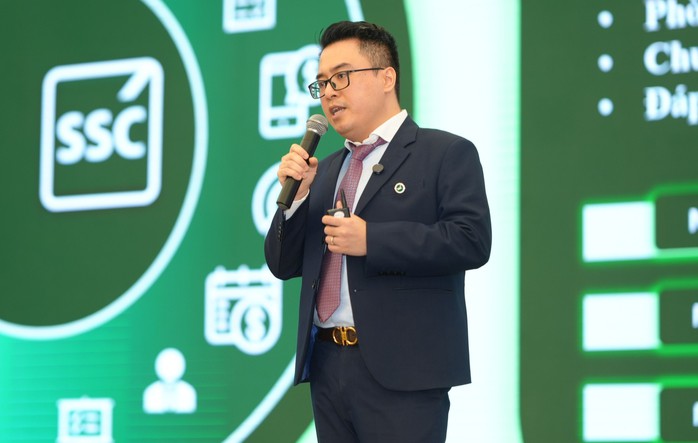 Ông Tô Trần Hoà, Phó Trưởng Ban Phát triển thị trường (UBCKNN), nêu các quy định nổi bật tại Nghị quyết 05 của chính phủ về thí điểm thị trường tài sản mã hoá