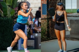 "Nàng thơ" pickleball Alix Trương gây thương nhớ, 3 sao Việt vào bán kết PPA Tour