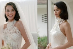 Selena Gomez tung ảnh diện 3 váy Ralph Lauren trong ngày trọng đại