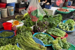 Giá rau xanh ở TP HCM, Hà Nội tăng vọt