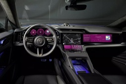 Nội thất Porsche Cayenne Electric đậm chất “tương lai” với màn hình cong siêu lớn