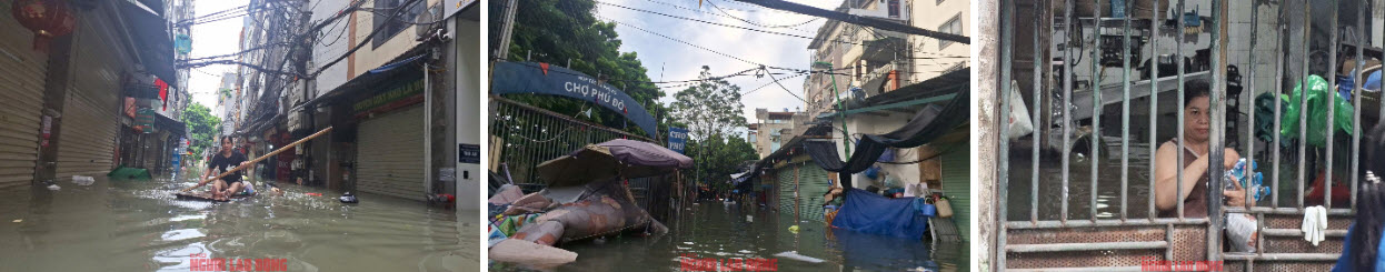 Gần 48 giờ người dân Phú Đô vật lộn trong mưa ngập sâu và cô lập - 2