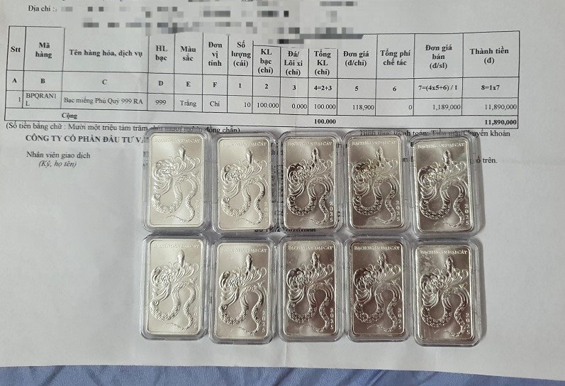 Người mua bạc lãi tới 67,3% nếu mua từ đầu năm.