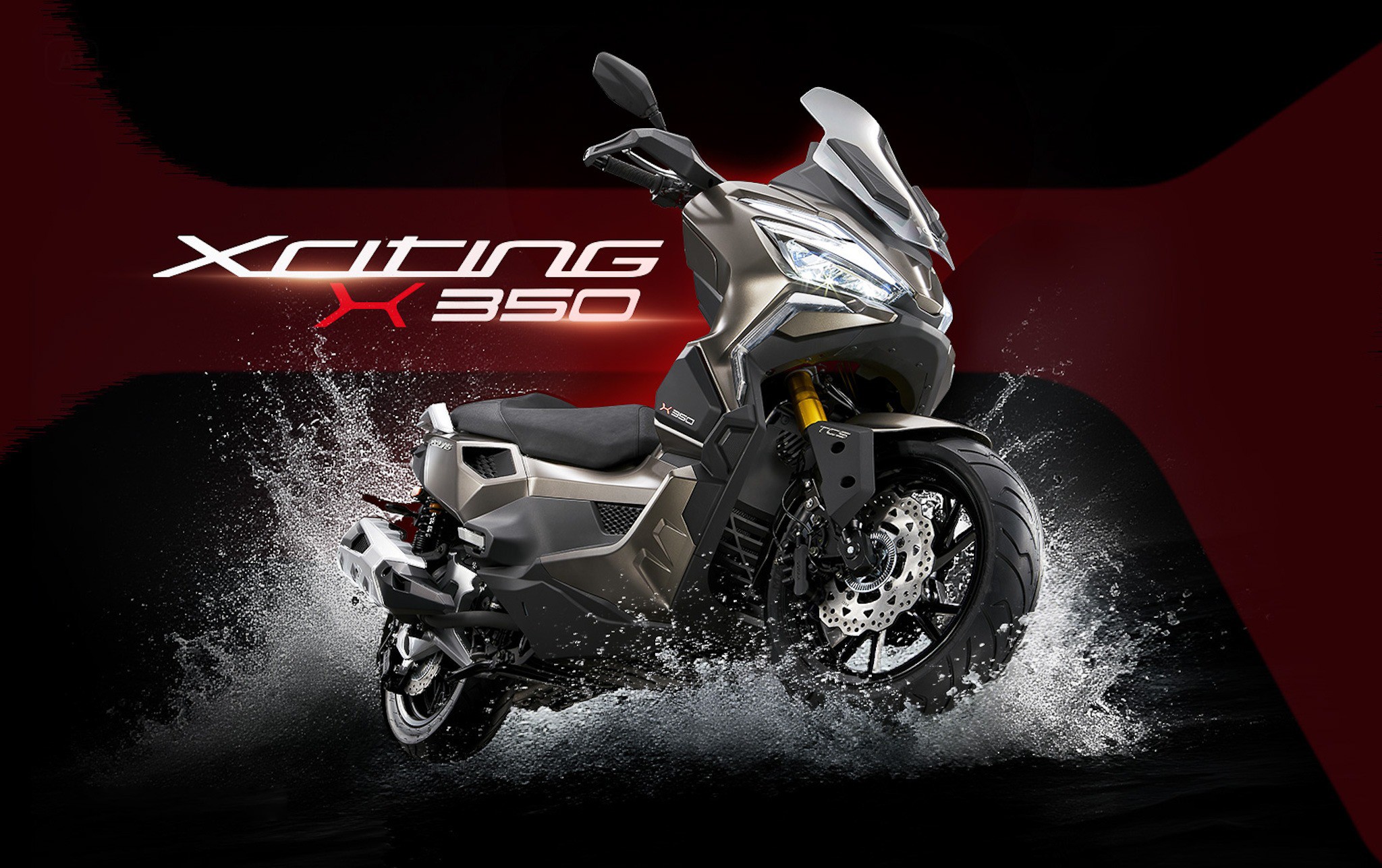 Kymco X350 2026 hướng đến nhu cầu di chuyển trong đô thị lẫn du lịch đường dài.