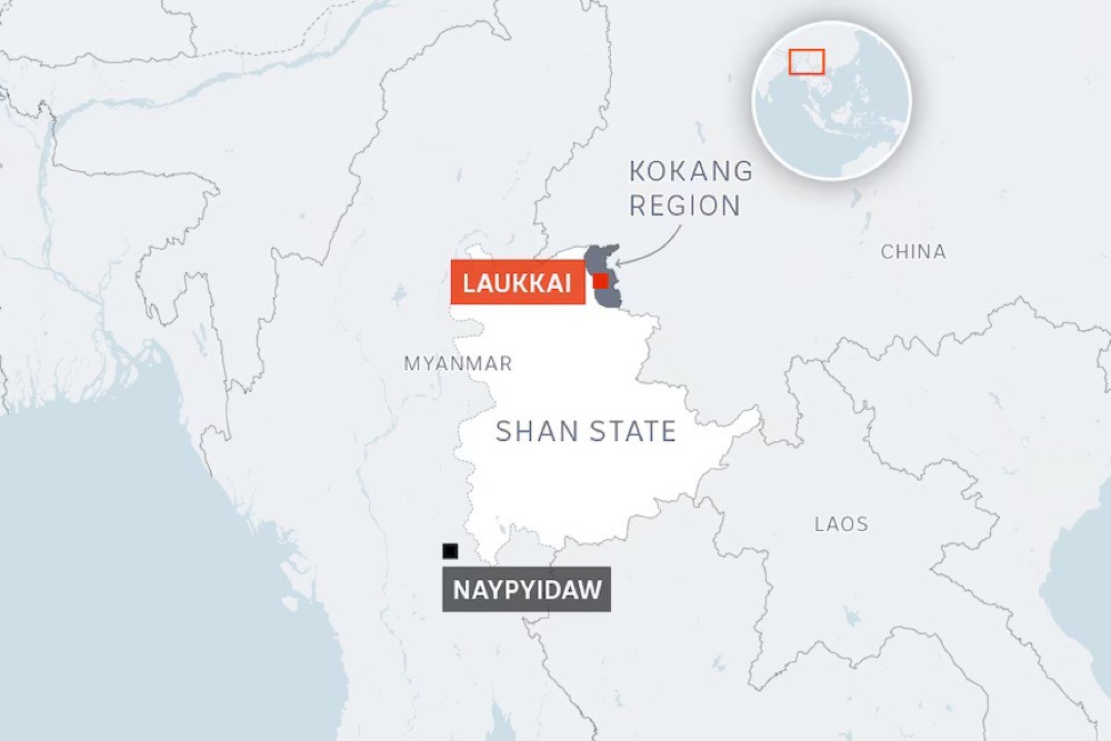 Khu tự trị Kokang thuộc bang Shan, miền bắc Myanmar. Ảnh: Abc.net.au.