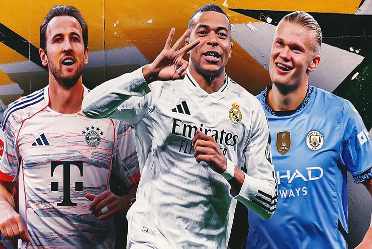 4 tiền đạo khuynh đảo châu Âu: "Người nhện" thách thức Kane - Haaland - Mbappe