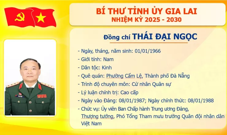 Phó tổng Tham mưu trưởng Quân đội nhân dân Việt Nam làm Bí thư Tỉnh ủy Gia Lai - 4