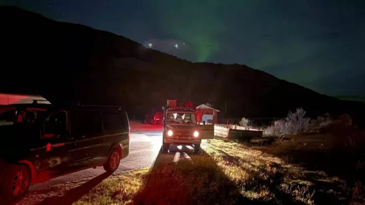 Lực lượng chức năng vùng Finnmark (Na Uy) đang tập trung toàn bộ nguồn lực để tìm kiếm 5 binh sĩ còn mất tích sau cuộc tập trận trong vùng. Ảnh: NRK