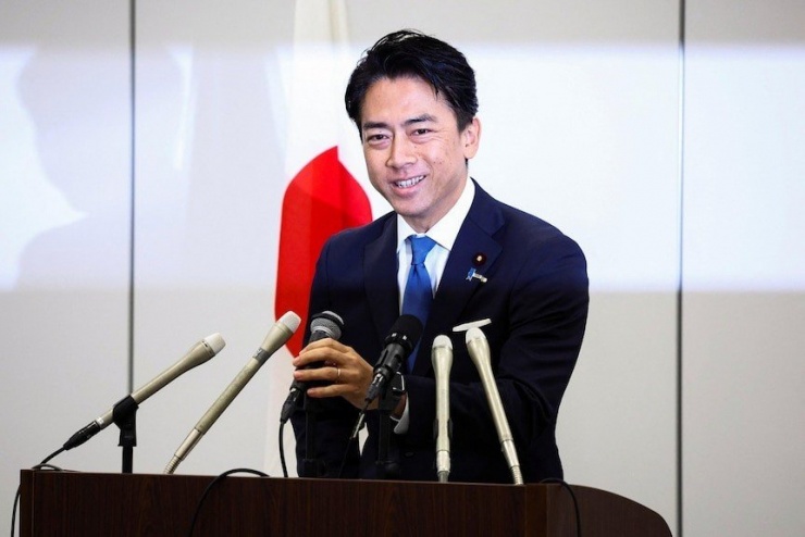 Nếu thành công, Bộ trưởng Nông nghiệp Koizumi sẽ trở thành thủ tướng trẻ nhất của Nhật Bản sau chiến tranh. (Ảnh: Reuters)