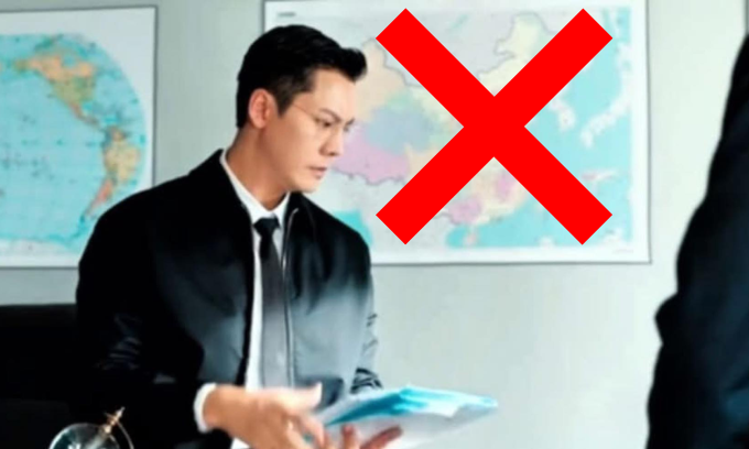 Cảnh phim có "đường lưỡi bò" trong "Hãy để tôi tỏa sáng". Ảnh: WeTV