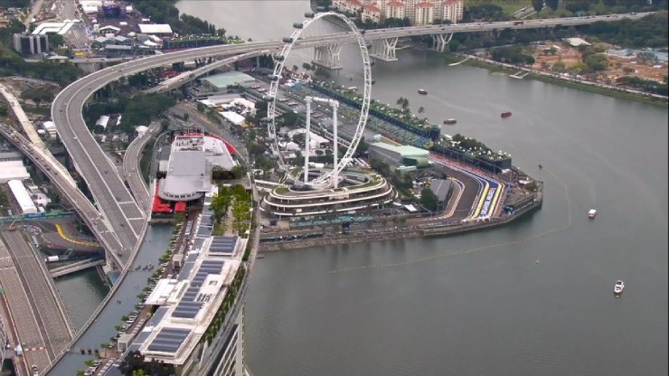 Marina Bay khô ráo trong ngày đầu tiên của Singapore GP 2025