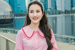 Thời trang - Vợ Phan Thành xách túi 600 triệu đồng đi du lịch