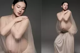 Tranh cãi bộ ảnh bầu bán nude của cô dâu từng viral mạng xã hội