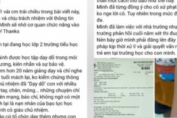 Thông tin cô "dạy dỗ" quá tay gây xôn xao mạng xã hội: Cô giáo đã xin lỗi phụ huynh