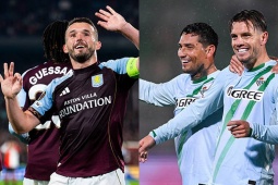 Nóng bảng xếp hạng Europa League: Đội Antony vượt Nottingham Forest, Aston Villa chen top 3