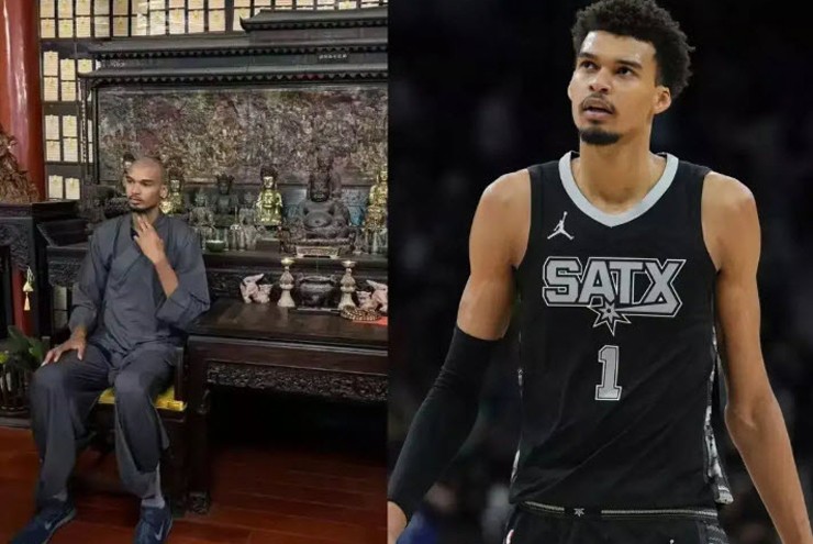 Hình ảnh lạ lẫm của Wembanyama khiến fan thích thú