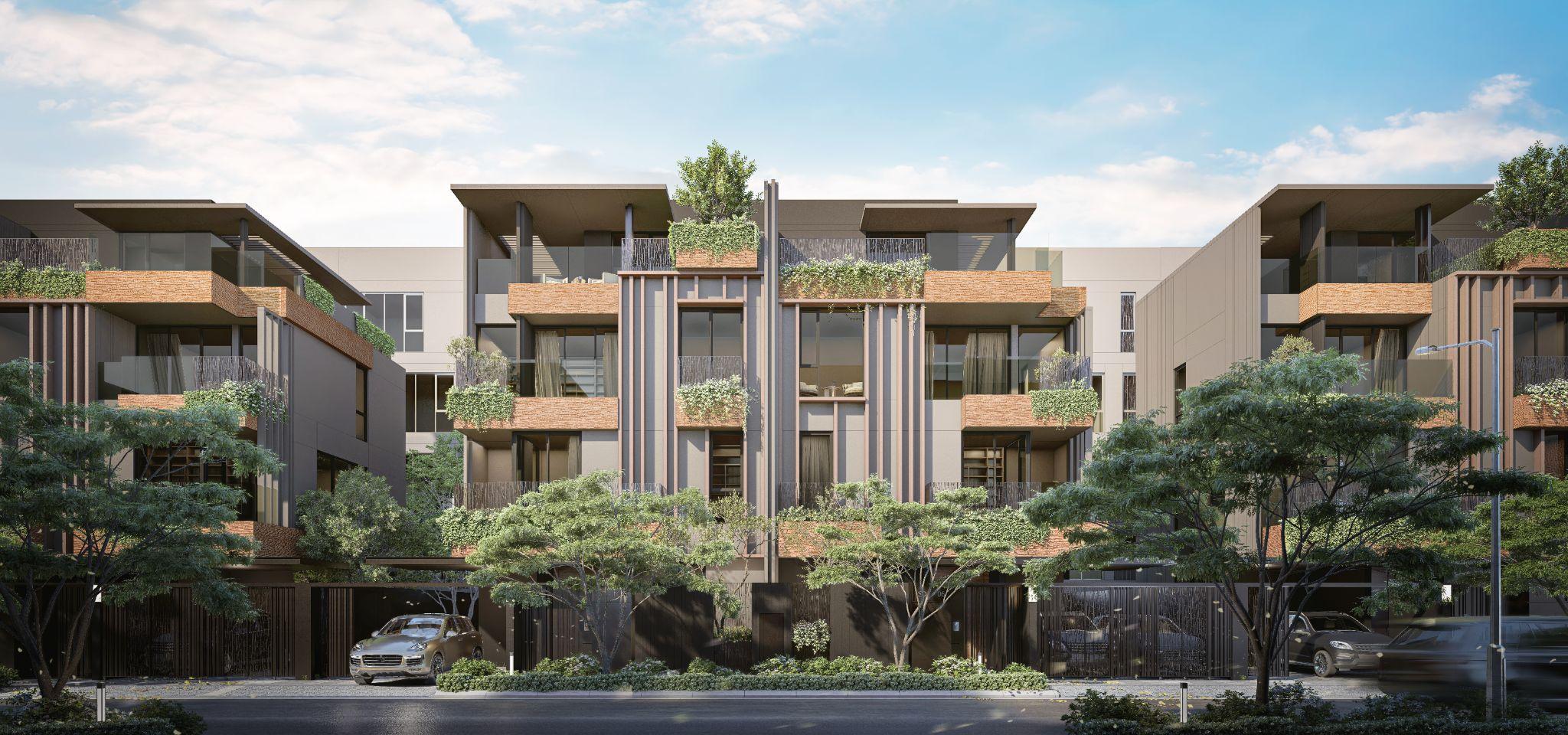 Twin Villa mở rộng biên độ sống với thiết kế đối xứng linh hoạt, vừa gìn giữ khoảng trời riêng tư, vừa kết nối thế hệ trong cùng một tổ ấm. Ảnh: CapitaLand.