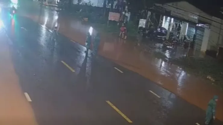 Nơi ông Toàn bị tông tử vong. Ảnh: N.D