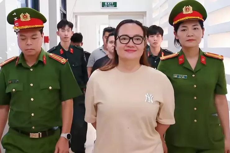 Bị can Hoàng Hường. Ảnh: VTV