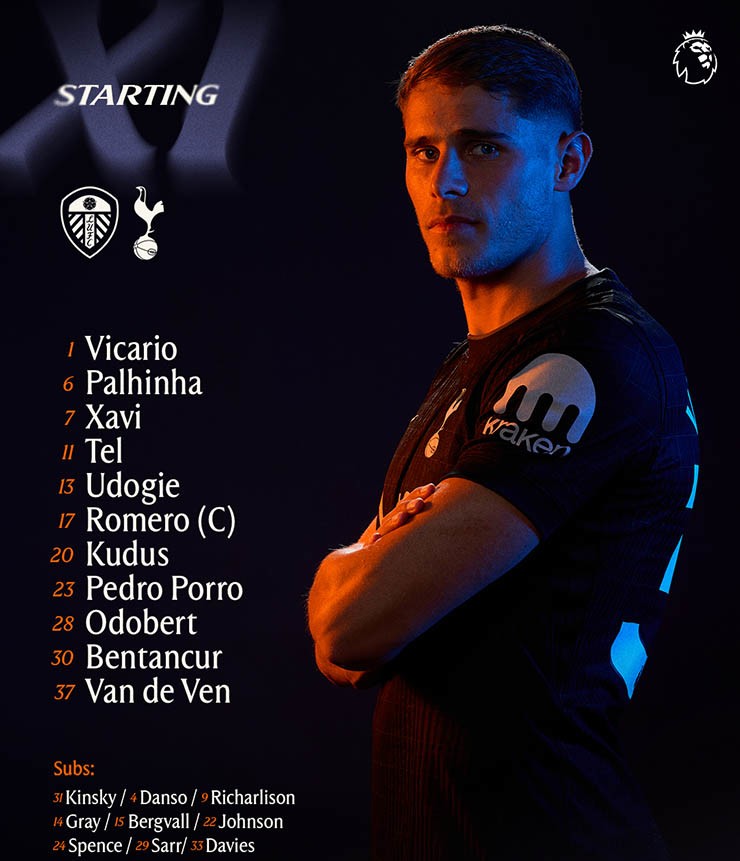 Trực tiếp bóng đá Leeds United - Tottenham: Xuất sắc bảo vệ thành quả (Hết giờ) - 2