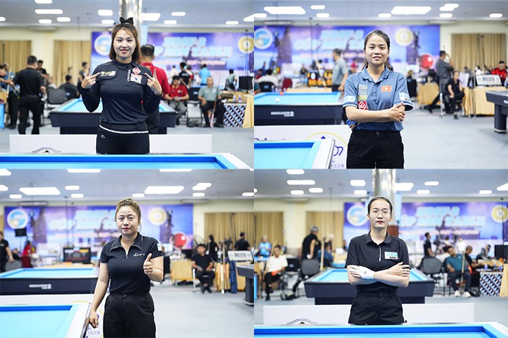 4 cơ thủ xuất sắc nhất nội dung carom 3 băng nữ