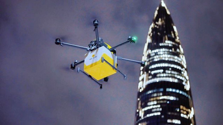 Đặt đồ ăn đêm, nhận hàng trên trời từ… drone - 2