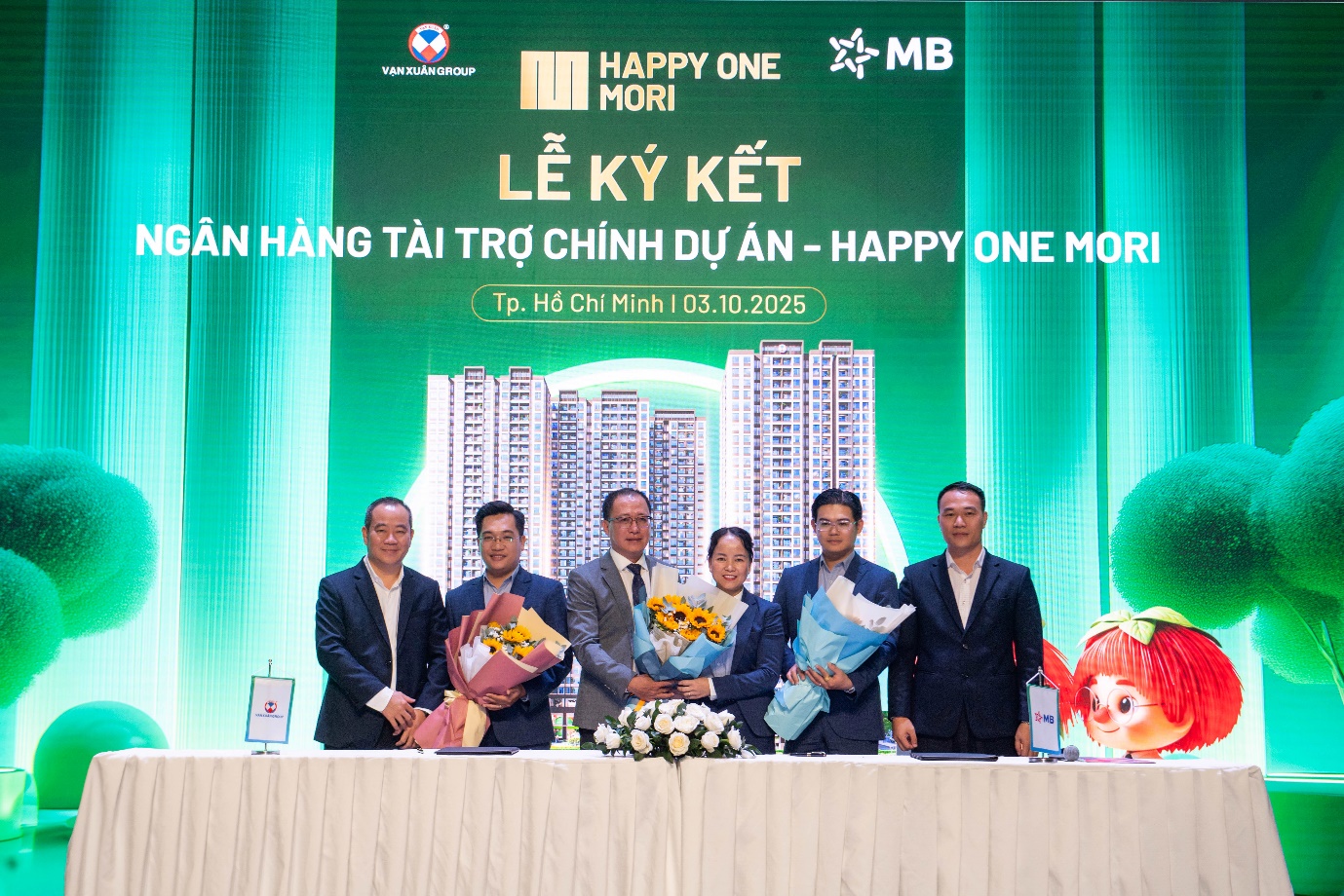 MB Bank ký hợp tác tài trợ chính dự án Happy One Mori - căn hộ tầm chuyên gia.