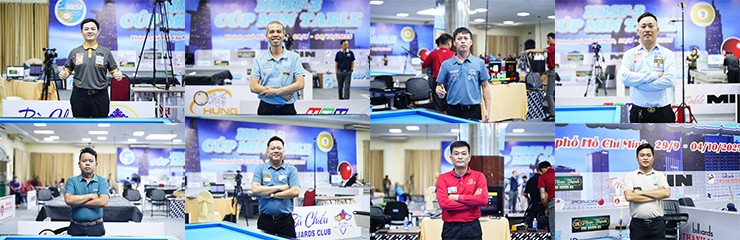 Top 8 cơ thủ xuất sắc nhất nội dung carom 3 băng nam