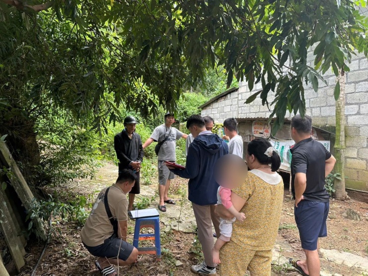 Hiện trường vụ trộm gà. Ảnh: CACC