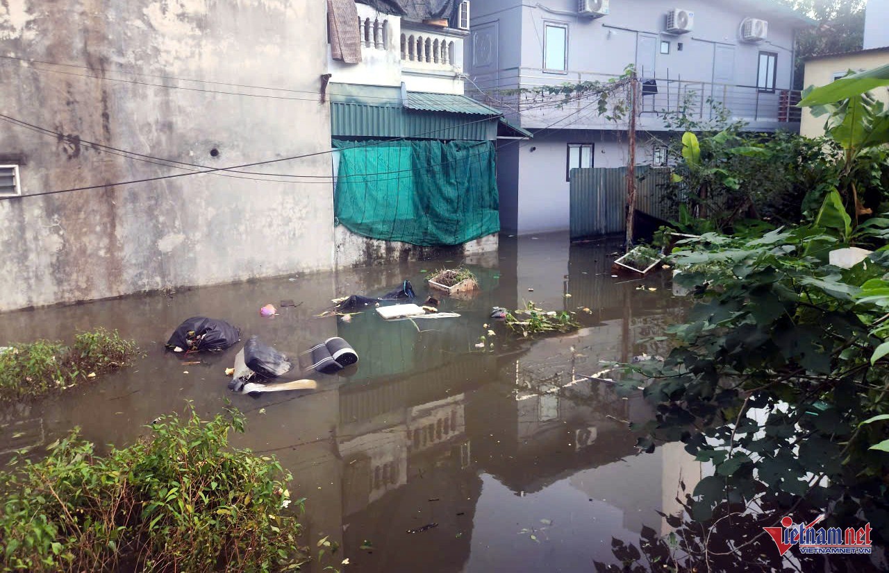 Khu dân cư &#39;ra ngõ nước ngập ngang người&#39; ở Hà Nội, phường xin đắp đê - 3