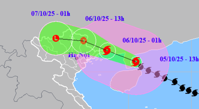 Bão số 11 Matmo đạt cường độ mạnh nhất, cảnh báo thời điểm gió mạnh, mưa to - 1