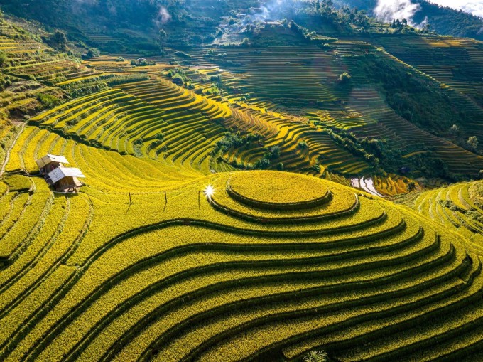 Hình ảnh đẹp và vắng vẻ ở đồi Mâm Xôi ngày 4/10. Ảnh: Bùi Văn Hải