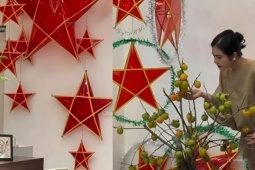 Vân Trang trang hoàng biệt thự 1.000 m2 đón Trung thu