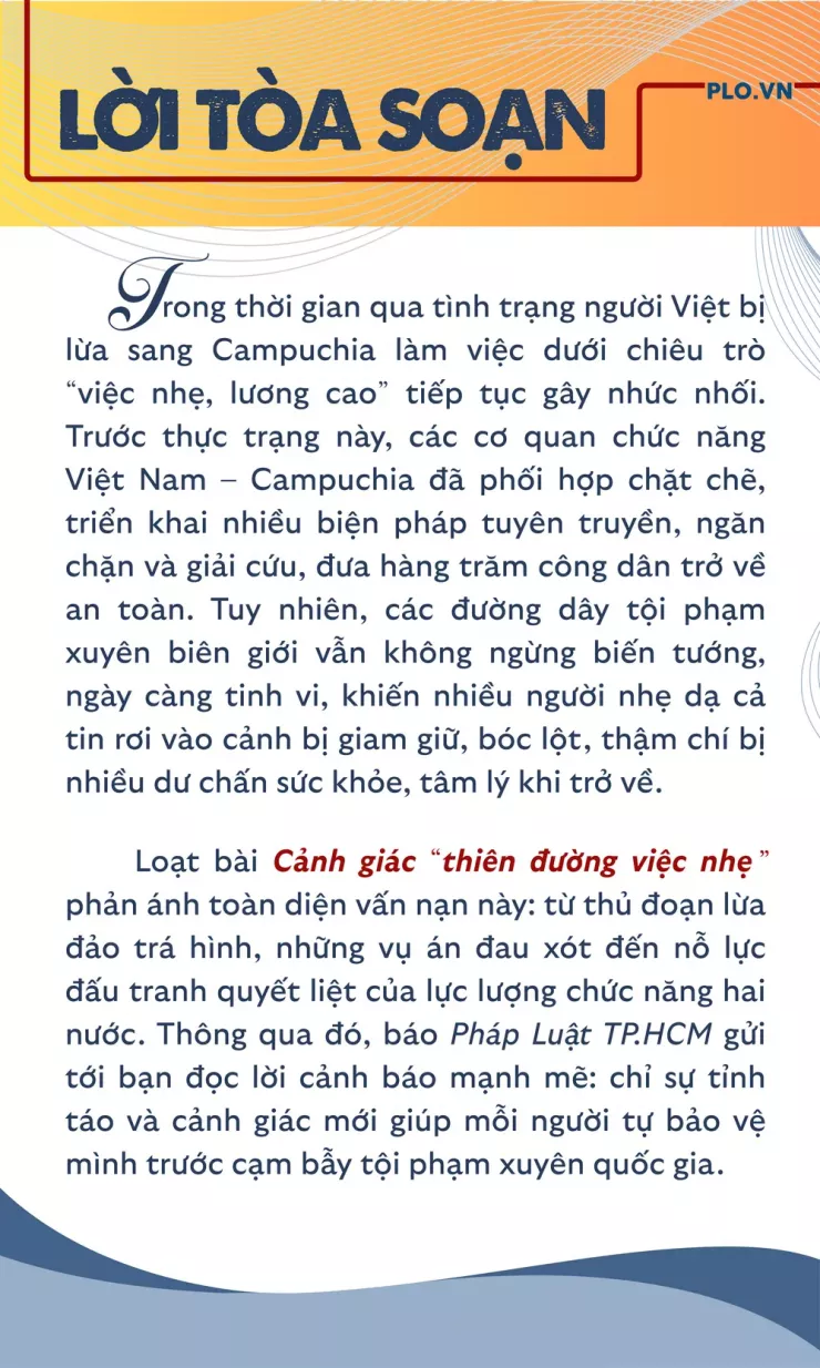 Cảnh giác 'thiên đường việc nhẹ lương cao' - Bài 1: Ký ức ở 'địa ngục lừa đảo' - 1