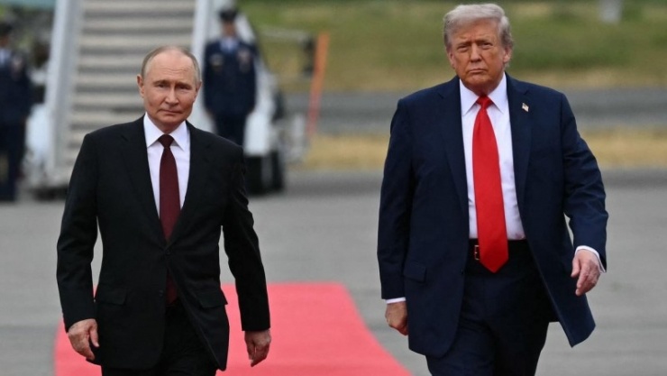 Tổng thống hai nước Nga-Mỹ gặp gỡ ở Alaska (Mỹ) cách đây vài tuần. Ảnh: GettyImages