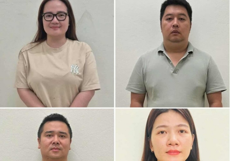 Các bị can trong vụ án.