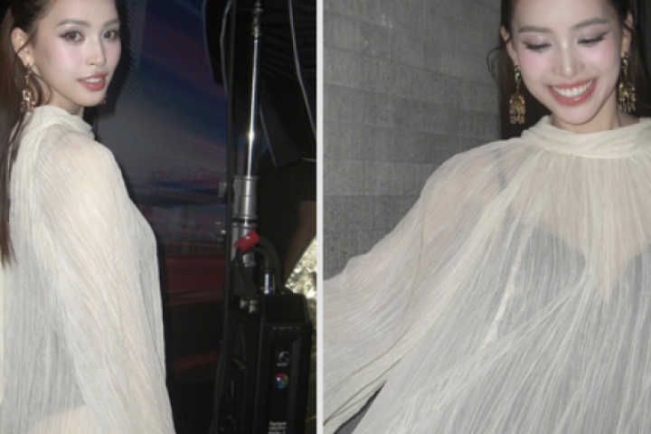 Trang phục 'nửa sexy, nửa kín đáo' gây chú ý của Hoa hậu Tiểu Vy